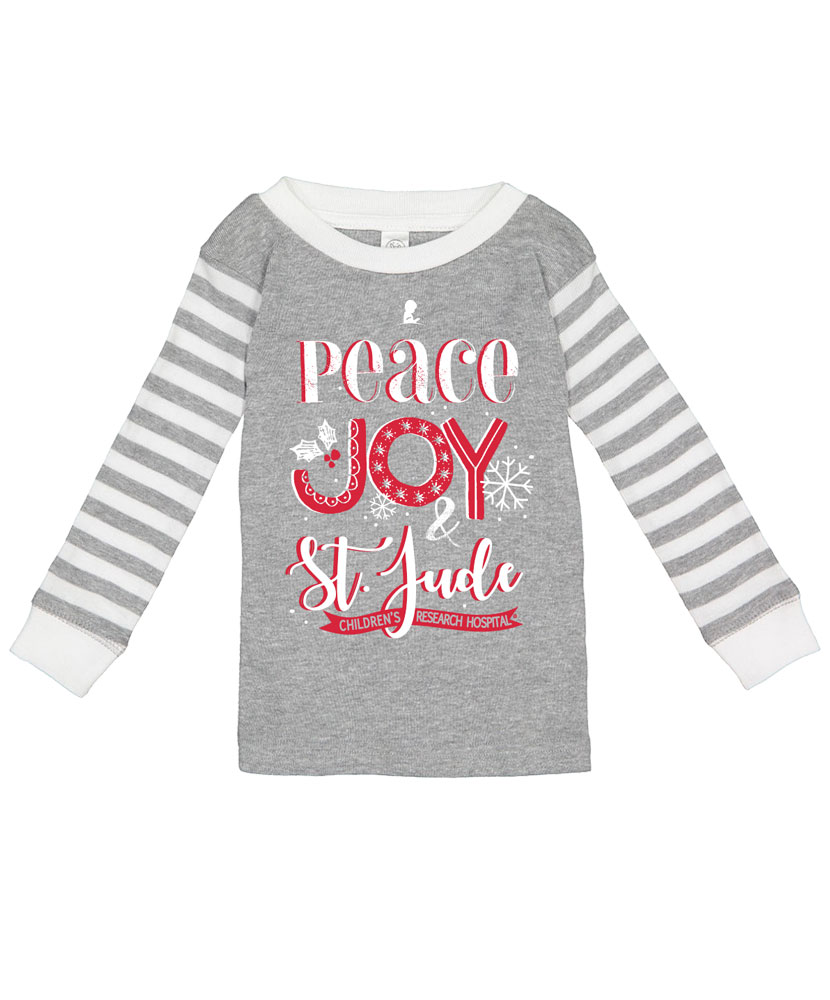 Peace Joy St. Jude Toddler Pajama Set